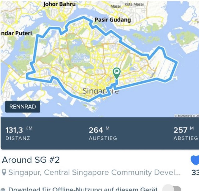 cycling around singapore