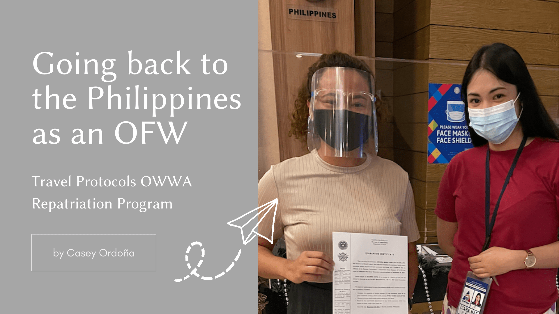 OFW Pag-uwi sa Pilipinas mga Proseso, Paghahanda, at mga Babayaran (Going back to the Philippines as an OFW)